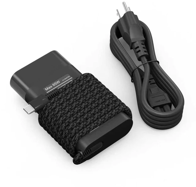 Main image of Replacement for HP Laptop Charger 65W USB C Charger Compatible with HP Spectre X360, Envy, Elitebook X360, Omnibook, Zook Fast Charging Type C Power Adapter