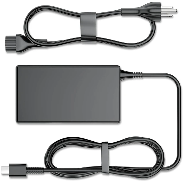 Main image of 65W 45W USB Type-C Charger Fit for HP Spectre Envy EliteBook X360 Laptop New Slim Type-C Charger Compatible with HP Chromebook, Pavilion, Elite X2, ProBook, TPN-LA12, 20V 3.25A Travel Fast Charging