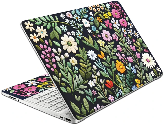 Main image of Laptop Skin Decal HP 15.6" - Botanical, Laptop Cover Sticker, No Cutting Required, No Bubble, Waterproof, Scratch Resistant - Including Wide Screen and Wrist Pad