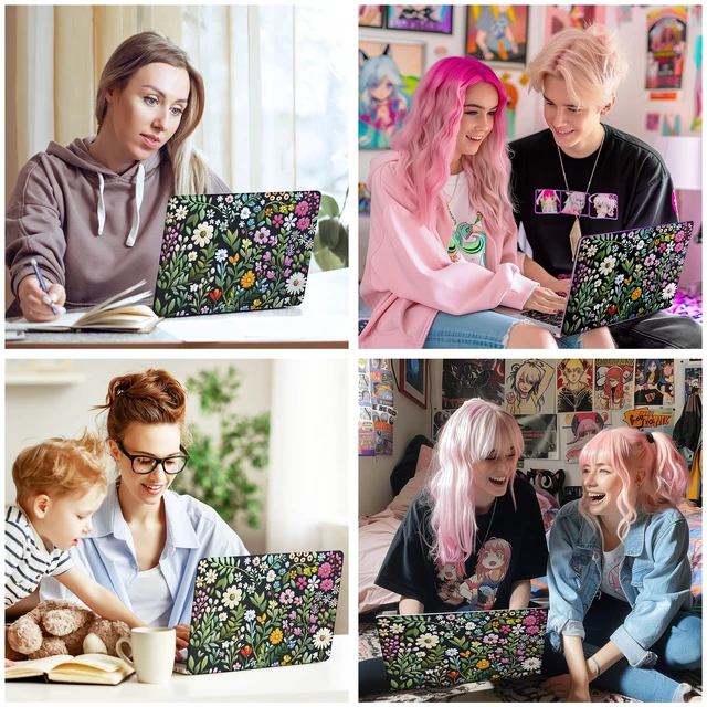 Alt view image 6 of 7 - Laptop Skin Decal HP 15.6" - Botanical, Laptop Cover Sticker, No Cutting Required, No Bubble, Waterproof, Scratch Resistant - Including Wide Screen and Wrist Pad