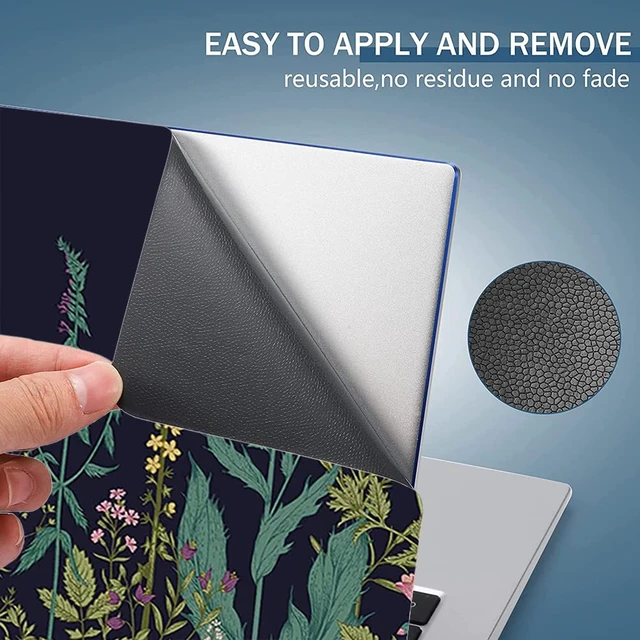 Alt view image 4 of 7 - Laptop Skin Sticker Decal Cover for 14" 15" 15.4" 15.6" Laptop | Vinyl Skin Univseral Sticker Cover Art Protector+2 Wrist Pad Skins Fit 11.6-15.6", Removable Waterproof Scratch-Resistant