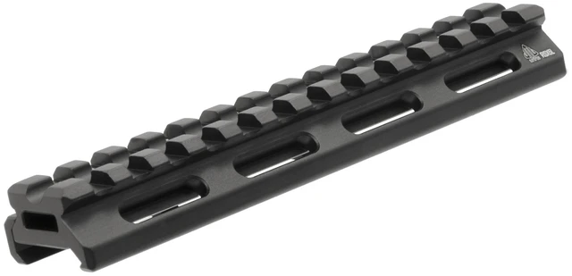 Main image of Leapers MT-RSX5L Inc., UTG Super Slim Picatinny Riser Mount, 1/2" Height, 13 Slots, black