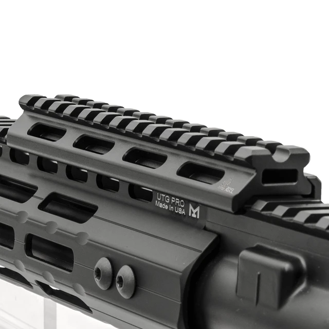 Alt view image 3 of 7 - Leapers MT-RSX5L Inc., UTG Super Slim Picatinny Riser Mount, 1/2" Height, 13 Slots, black
