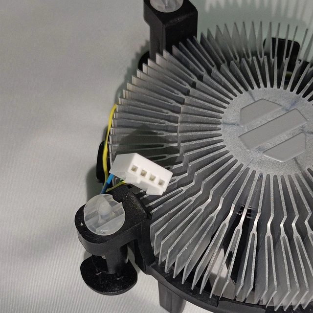 Alt view image 4 of 7 - i3/i5/i7 LGA115x CPU Heatsink- Compatible with Intel CPU Cooler Aluminum Heatsink for LGA1200 LGA1151 LGA1150 LGA1155 LGA1156- for Intel E97379-003 For Desktop 4-Pin Connector CPU Cooler With Aluminum