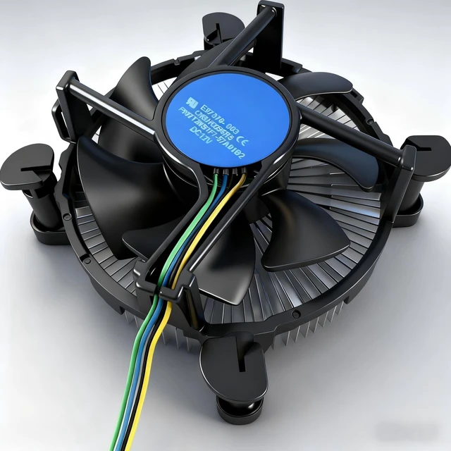 Alt view image 2 of 7 - i3/i5/i7 CPU Cooler Aluminum Heatsink Compatible with Intel E97379-003 for LGA1151 LGA1150 LGA1155 LGA1156, with 4-Pin PWM 3.5-Inch Fan for Desktop PC Computer