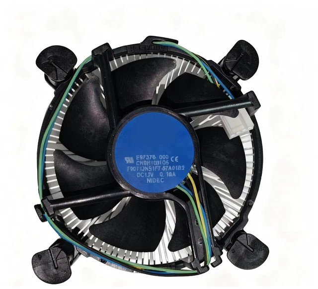 Main image of i3/i5/i7 CPU Cooler Aluminum Heatsink Compatible with Intel E97379-003 for LGA1151 LGA1150 LGA1155 LGA1156, with 4-Pin PWM 3.5-Inch Fan for Desktop PC Computer