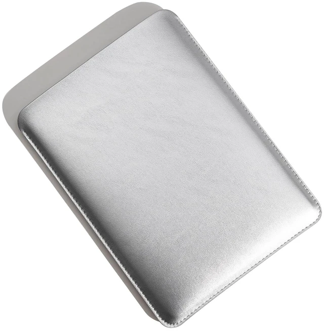 Main image of Laptop Sleeve 13 Inch Compatible with 2024 MacBook Air 13 A3113 M3 A2686 M2, New MacBook Pro 13 M2 M1 Color Silver