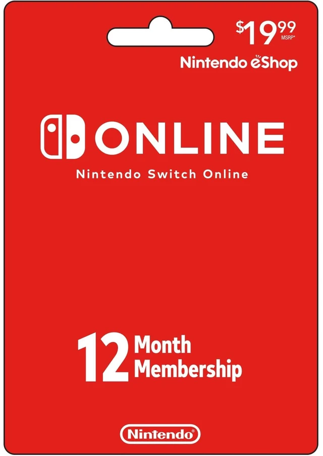 Main image of Switch Online Physical Gift Card - $19.99
