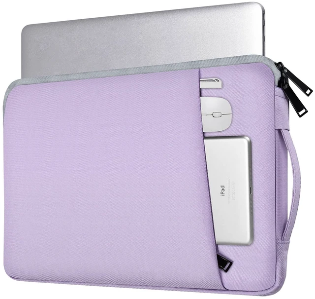 Main image of 17 17.3 inch Laptop Bag for Women, Computer Sleeve Case Compatible with HP Pavilion 17/ Envy 17/ Dell/Lenovo IdeaPad/LG Gram/MSI/ASUS Notebook/Razer Blade Pro 17, Purple