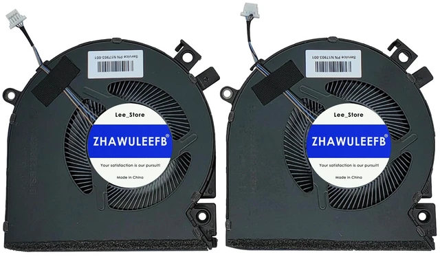Main image of Replacement New Laptop CPU+GPU Cooling Fan for HP Victus 15-FA 15-FB 15-fa0031dx 15-fb0028nr TPN-Q278 TPN-Q279 15-FB0028NR 0050AX 0103LA Series N17902-001 N13304-001 DFS5K22B056737 FPJY 2-Pack Fan