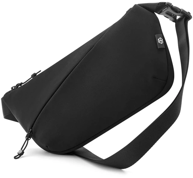 Main image of Flux 2L Sling Chest Bag with RFID Blocking Crossbody for Men Women | Water Repellent Lightweight Carrying Waist Fanny Pack for Travel, EDC Minimalist Shoulder Bag,Daily Commute, Hiking, Walking