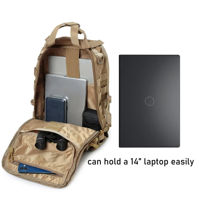 Alt view image 5 of 7 - Tactical Sling Bag Backpack Military Rover Shoulder Sling Pack EDC Molle Range Bag Crossbody Chest Pack (Black)