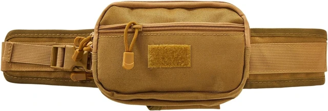 Alt view image 4 of 7 - Concealed Carry Fanny Pack, Tactical Waist Bag | Tactical fanny pack with concealed gun holster for running & EDC. CCW waist bag for men and women, Tan