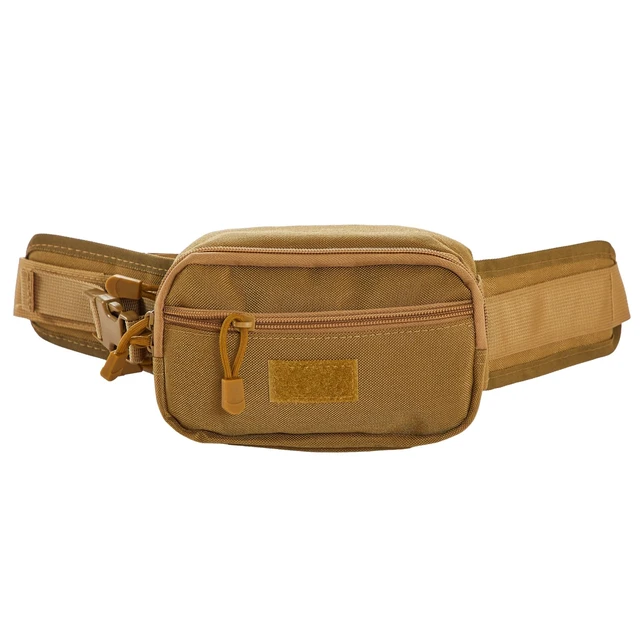 Alt view image 6 of 7 - Concealed Carry Fanny Pack, Tactical Waist Bag | Tactical fanny pack with concealed gun holster for running & EDC. CCW waist bag for men and women, Tan