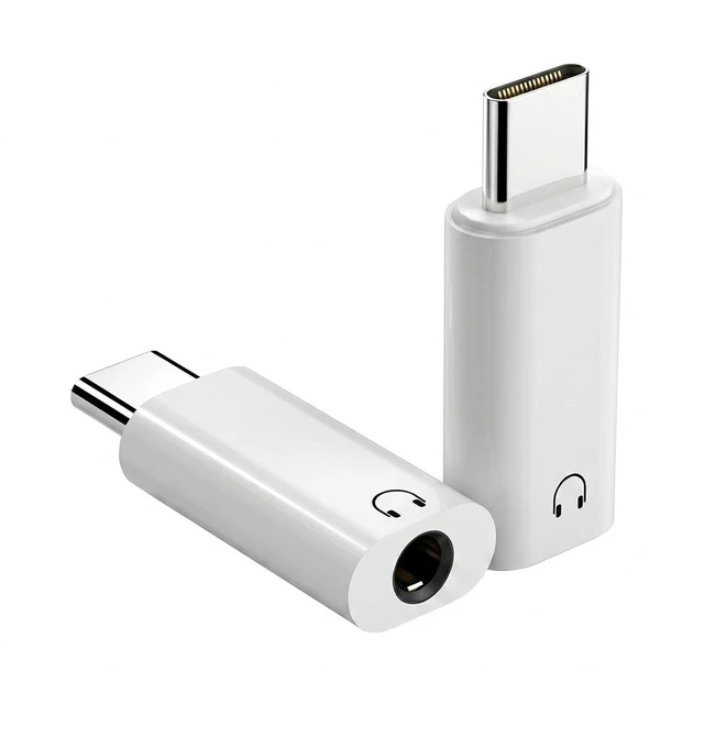 Main image of 2PACK USB C to 3.5mm Audio Adapter, Type C to Headphone Jack Dongle | Hi-Fi USB C to Aux Adapter Compatible with iPhone 17 16 15 Pro/Pro Max/Plus, Samsung Galaxy S26 S24 Pixel, iPad Pro, MacBook