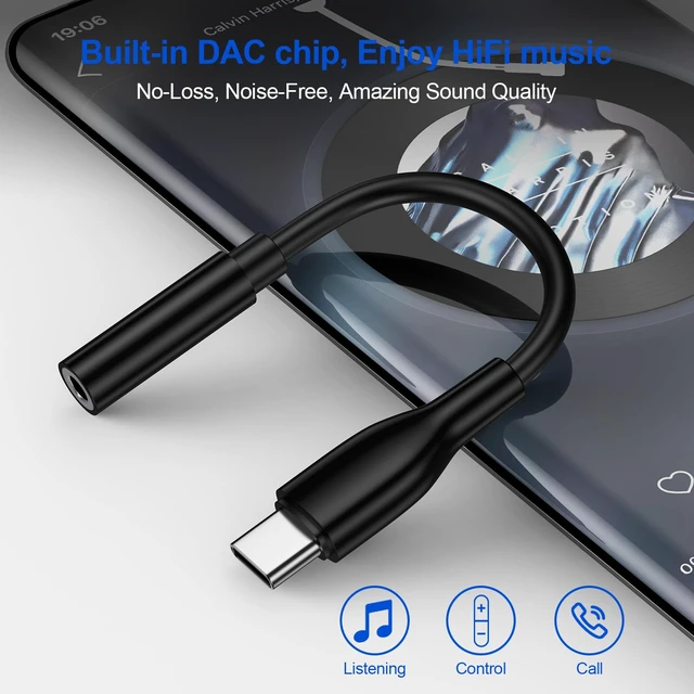Alt view image 3 of 7 - USB C to 3.5mm Headphone Adapter for Google Pixel 10a 11 10 9 Pro XL Fold | 2 Pack Type C Audio Adapter Headphone Jack Aux Cord for Samsung Galaxy A37 A27 A17 A14 A15 A16 A54 A55 A53 S24 FE Ultra Plus
