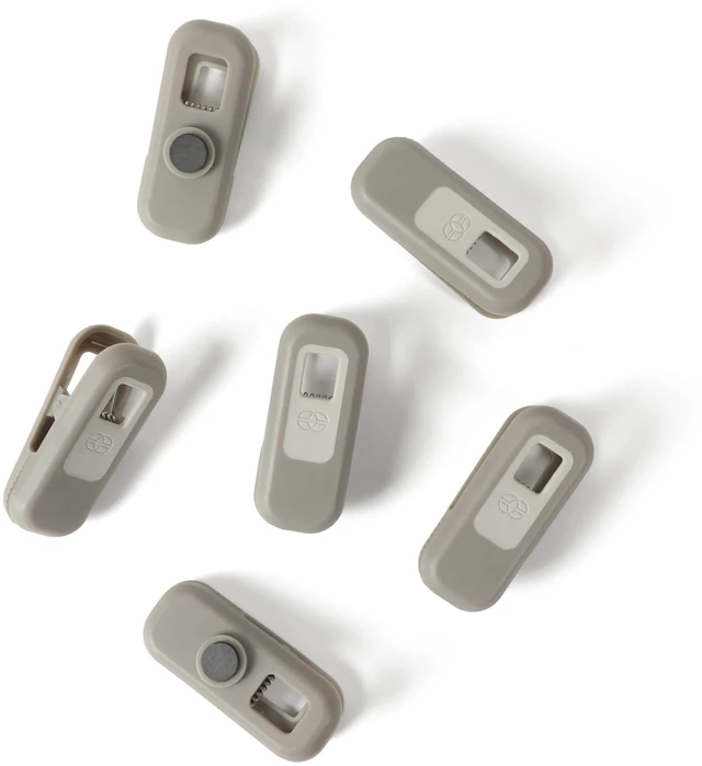 Main image of Prime Magnetic Bag Clips, 6-Pack Kitchen Sealing Clips, Chip Bag Clips with Built-In Magnets, Strong Spring Clamp for Pantry Organization, Food Storage & Refrigerator Use, Taupe