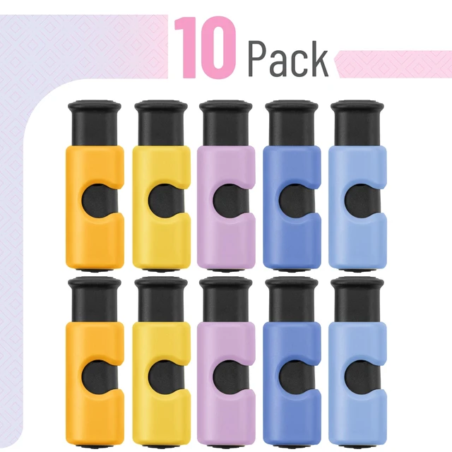 Alt view image 2 of 7 - Squeeze and Lock Bread Bag Clips, 10 Pack | Squeeze and Lock Bread Clips Reusable