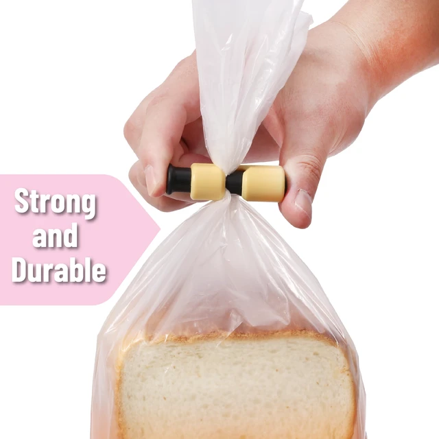 Alt view image 6 of 7 - Squeeze and Lock Bread Bag Clips, 10 Pack | Squeeze and Lock Bread Clips Reusable