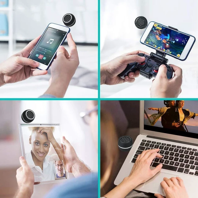 Alt view image 3 of 6 - Mini Portable Speaker, 3W Line-in Phone Speaker with 3.5mm AUX Audio Interface, Plug and Play for iPhone, iPad, iPod, Tablet, Smartphone