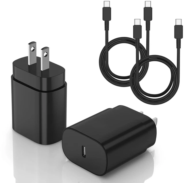 Main image of for Galaxy Super Fast Charging Cord 10FT, 25W Type C Phone Charger | Android Charger Block 2Pack& 10ft USBC Cable for Samsung Galaxy S26 S25 S24 S23 S22 S21 S20 S10 S9 S8 Plus/Ultra/FE Note20/10