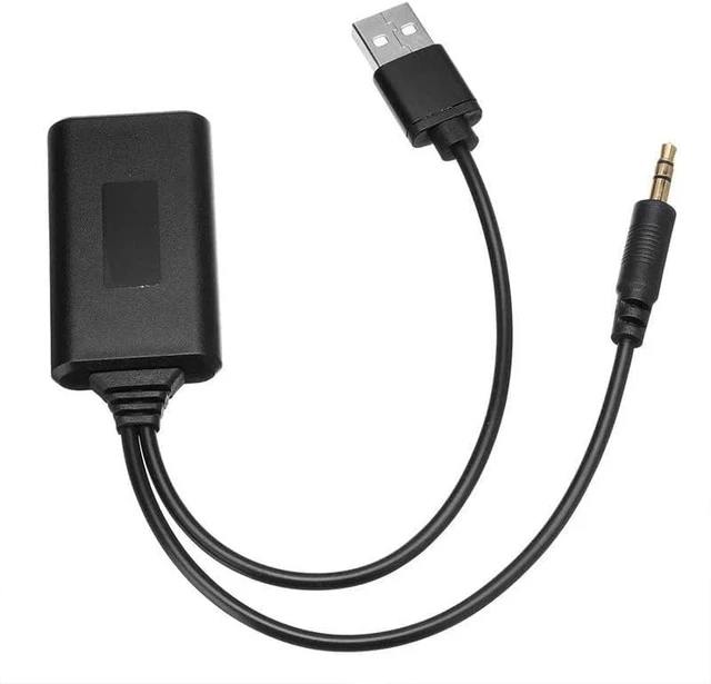 Alt view image 5 of 5 - Bluetooth Audio Adapter Auto Aux 3.5mm Car USB Receiver Cable for Speaker Music