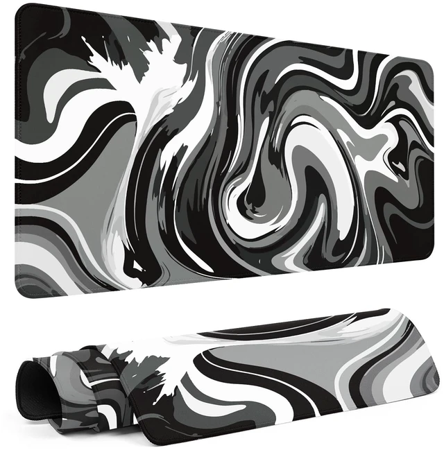 Main image of XL Gaming Mouse Pad with Non-Slip Rubber Base Waterproof Desk Mat | Stitched Edges , Smooth Glide, Extended Desk Pad, Fits Keyboard & Mouse, for Gaming and Home Office