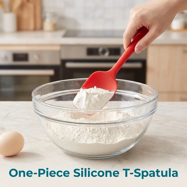 Alt view image 7 of 7 - 7pcs Small Silicone Spatula, Spoon Spatula Set, Non-Stick Rubber | Flexible Scrapers Baking Mixing Tool, Heat Resistant Kitchen Utensil, Dishwasher Safe Cooking Spatula, 7 Colors