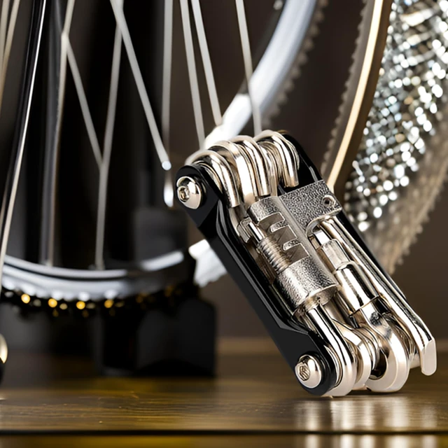 Alt view image 6 of 7 - Bike Chain Tool, Ultimate Bike Multitool Kit | Lightweight Stainless Steel, Includes Chain Breaker, Tire Repair Kit, Motorcycle Accessories