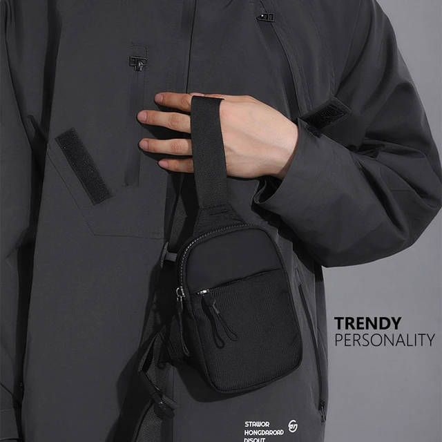 Alt view image 2 of 6 - Tactical Bag Shoulder Chest BackPack with SlingConcealed Carry Shoulder Bag for Range, Travel, Hiking, Outdoor Sports (8.6 x 5.9 inch)