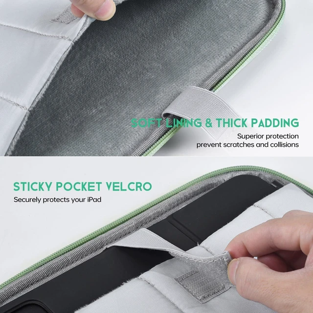 Alt view image 4 of 7 - 13-13.6 in Laptop Sleeve Case Protective Handle Bag with Accessories Pocket | Compatible with 2026 MacBook Neo 13-inch, MacBook Air 13.6 inch M5 M4 M3 M2 Chip Water-Resistant Shockproof