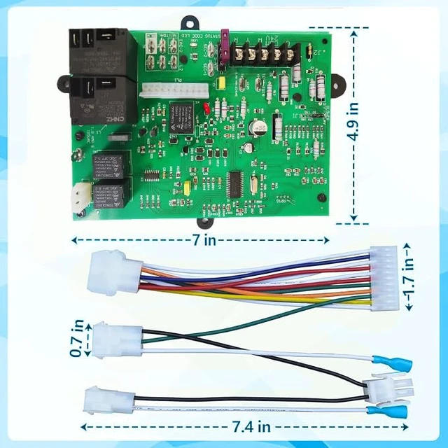 Alt view image 3 of 6 - ICM282A HK42FZ034 Universal Furnace Control Board for Carrier | Compatible with Carrier HK42FZ013 HK42FZ008 HK42FZ009 HK42FZ011 HK42FZ007 HK42FZ016 HK42FZ004 325878-751 replacement part
