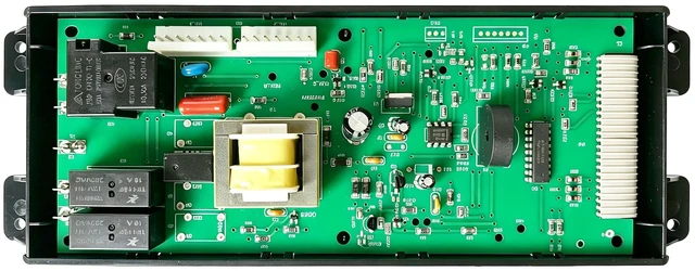 Main image of 316557118 Range Oven Timer Clock Control Board with Black Overlay(1 Year Warranty)Replacement for Frigidaire Kenmore 790 Series & Electrolux Stove 316418208 316557108 AP6016633 PS11749934