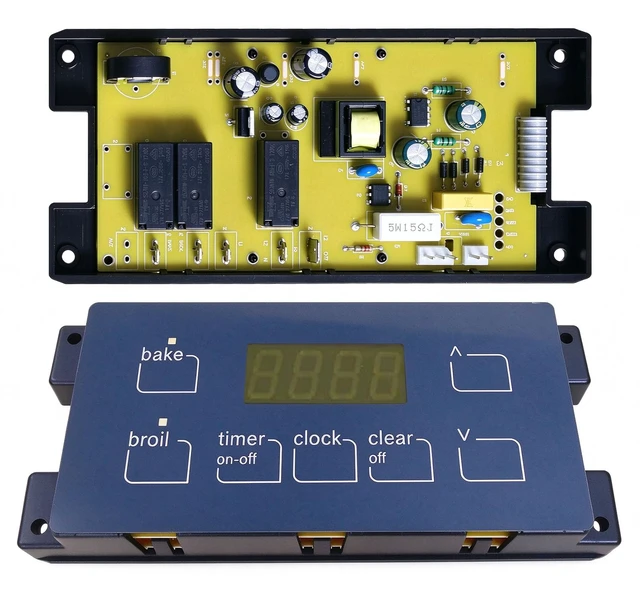 Main image of Xynkaviel 5304518660 316455400 316222801 Range Oven Temp Control Board,1 Year Warranty,for Frigidaire,Tappan,Crosley,Kenmore Stove,Replaces 4958128,316222807,316222803,316222803R,with Overlay