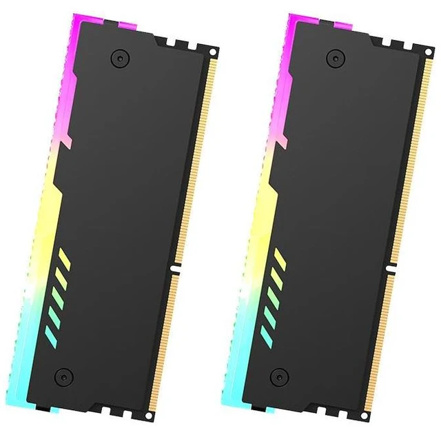 Main image of TEUCER RM-01 ARGB RAM Heatsink, 5V 3Pin Addressable RGB Memory Cooling Vest, Aluminum Alloy RAM Cooler Cover for DDR2/DDR3/DDR4/DDR5 Desktop Memory, Black & White Optional
