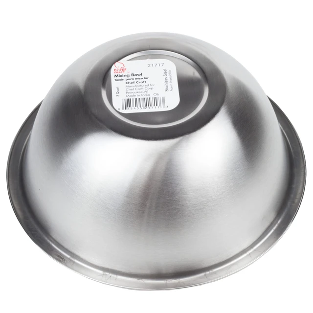 Alt view image 2 of 3 - Brushed Mixing Bowl, 2.5-Quart, Stainless Steel