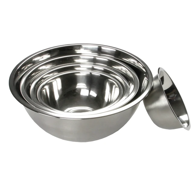 Alt view image 3 of 3 - Brushed Mixing Bowl, 2.5-Quart, Stainless Steel