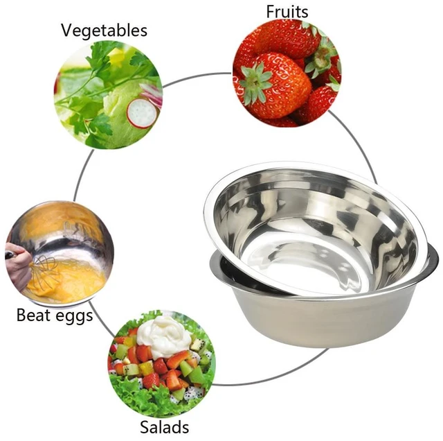 Alt view image 4 of 7 - Mixing Bowl Set, Stainless Steel Bowls Set, Set of 4