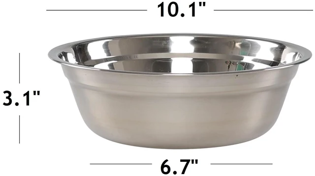 Alt view image 2 of 7 - 4 Pack Large Stainless Steel Mixing Bowl, Deep Stainless Bowl | Mirror Polish, Large Metal Mixing Bowl for Baking, Bread Dough, Salad, Kitchen Cooking, Prepping