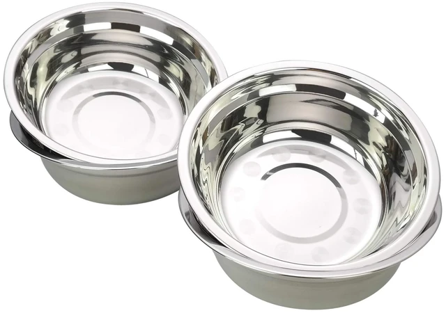 Main image of 4-Pack Small Nesting Bowls, Stainless Steel Metal Mixing Bowls | Stainless Steel Salad Nesting Bowl, Metal Bowl, Food Prep Storage for Mixing, Storing, Prepping, Baking