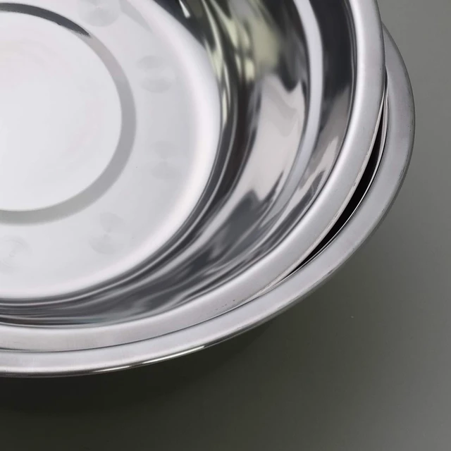 Alt view image 3 of 7 - Metal Mixing Bowls, Stainless Steel Serving Bowl, Set of 4