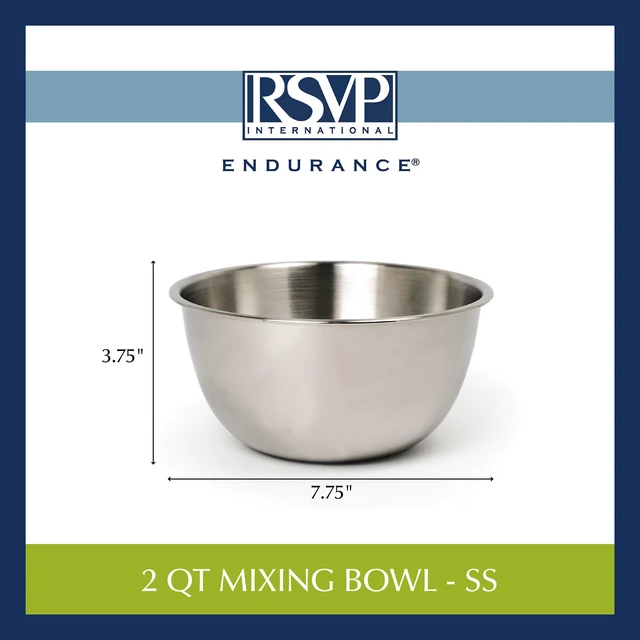 Alt view image 5 of 6 - Endurance Stainless Steel Mixing Bowls, 2 Quart