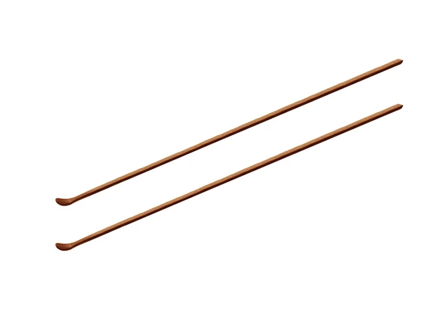 Alt view image 3 of 6 - Traditional Bamboo Ear Picks, SS-803, 2 Count | Reusable Wax Removal Tool, Gentle At-Home Earwax Cleaning, Made in Japan