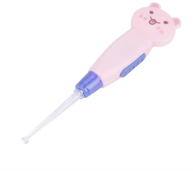 Main image of Cute Cartoon LED Flashlight Earpick with Scoop Tweezers Cleaner Care Tool(Cat)
