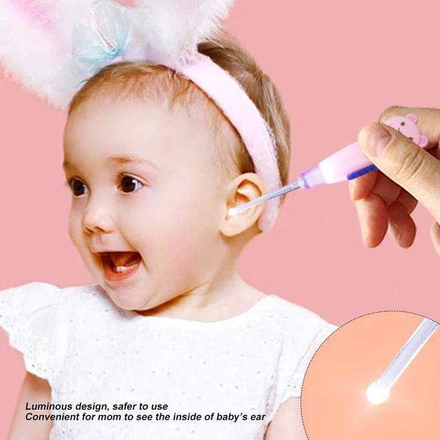 Alt view image 2 of 7 - Cute Cartoon LED Flashlight Earpick with Scoop Tweezers Cleaner Care Tool(Cat)
