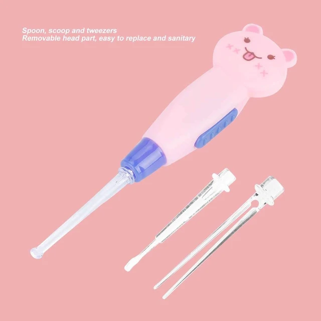 Alt view image 5 of 7 - Cute Cartoon LED Flashlight Earpick with Scoop Tweezers Cleaner Care Tool(Cat)
