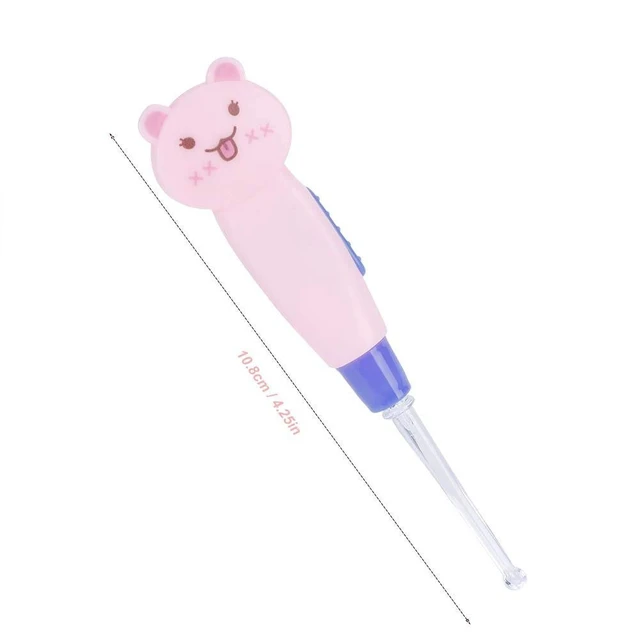 Alt view image 6 of 7 - Cute Cartoon LED Flashlight Earpick with Scoop Tweezers Cleaner Care Tool(Cat)