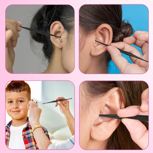 Alt view image 7 of 7 - Q-Grips Ear Wax Removal-Spiral Ear Wax Removal Tool, 6PCS Reusable Earwax Removal Kit Safe Ear Cleaner, Ear Picker Flexible Double Sided Head Ear Wax Removal Kits for Olders Kids Adult