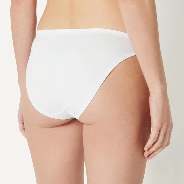 Alt view image 3 of 5 - Amazon Essentials Women's Peached Microfiber High Waisted High Leg Panty, Pack of 6, Black / White, Medium