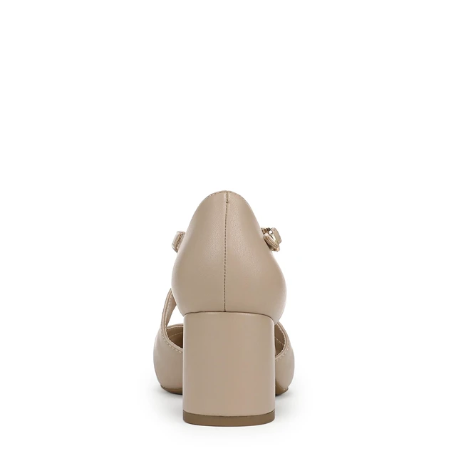 Alt view image 3 of 7 - LifeStride Women's Tracy Strappy Block Heel Pump Pump Tender Taupe 6.5 W